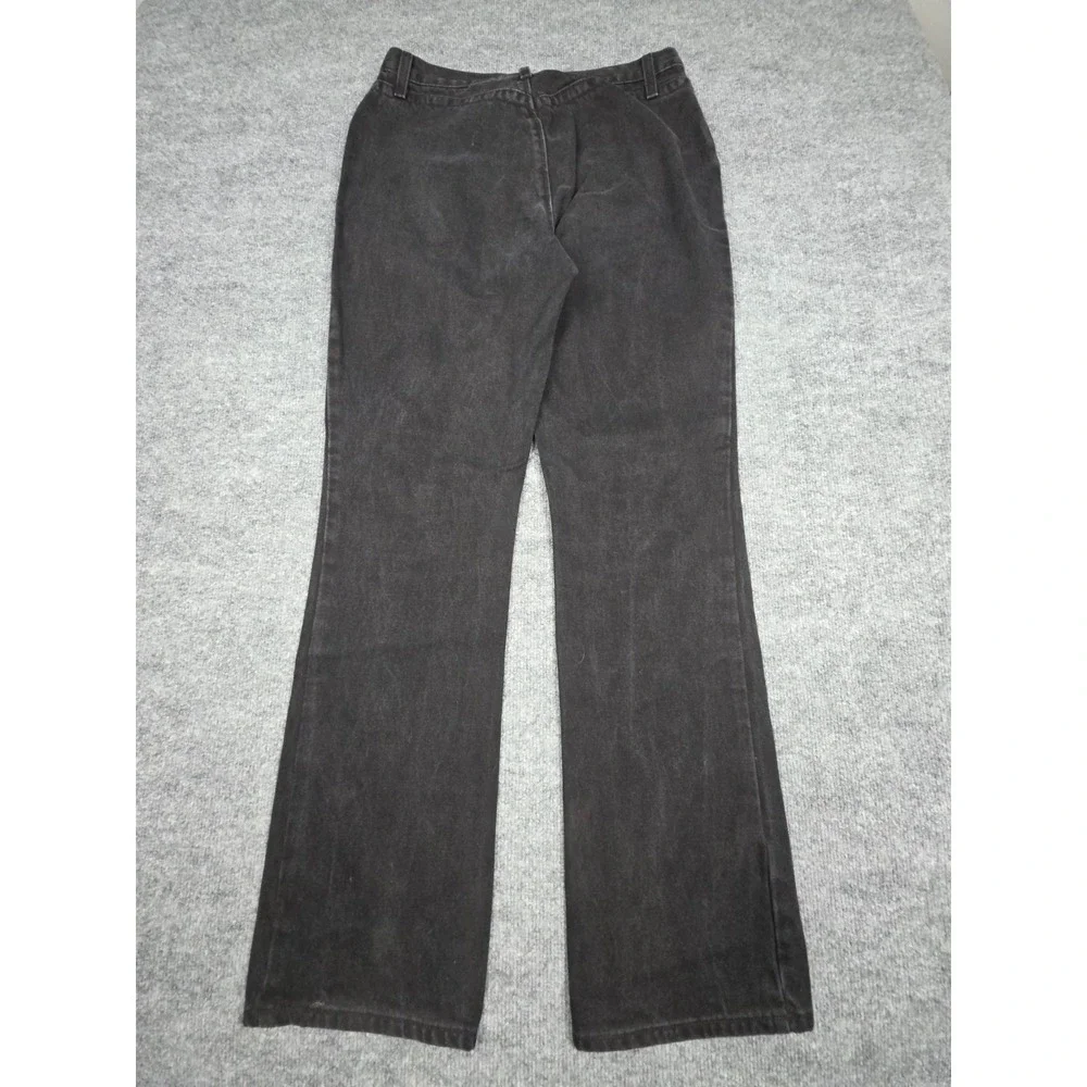 Vintage Rocky Mountain Jeans Women's 12 LONG Black Bareback Western Y2K **